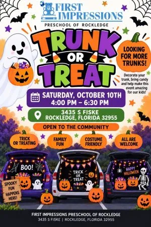 First Impressions Preschool of Rockledge Trunk or Treat